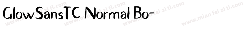 GlowSansTC Normal Bo字体转换